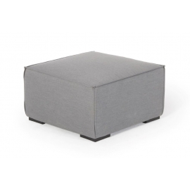 Fusshocker Outdoormöbel grau Sunday