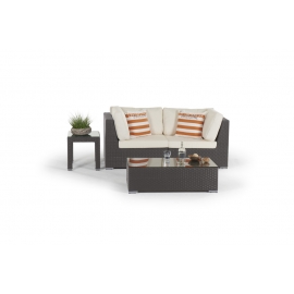 Garten Lounge Rattan Lounge Promi braun