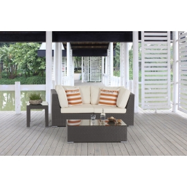 Garten Lounge Rattanmöbel Promi braun