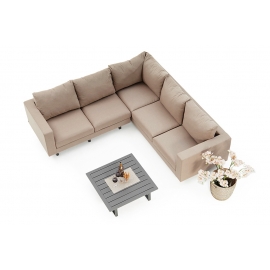 Gartenlounge Santorini sandbraun Sofas