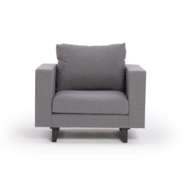 Gartenlounge Santorini Sessel grau