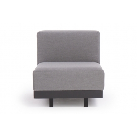 gartenlounge sitz grau
