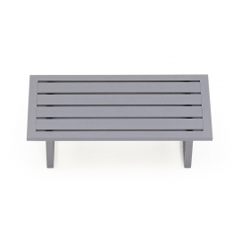 Gartenlounge Somerset Tisch grau