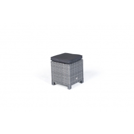 Gartenmöbel Betty Lounge Dining, Hocker mix grau