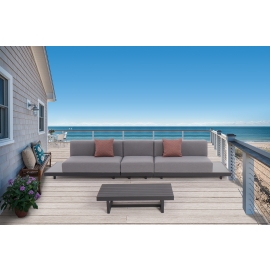 gartenmöbel eloise gartensofa grau