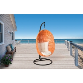 Gartenmöbel Hängekorb Coco orange