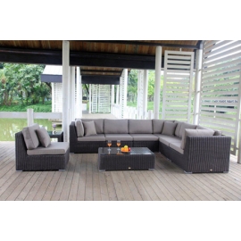 Gartenmöbel Lord Lounge braun gross