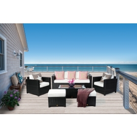 Gartenmöbel und Lounge Rimini Luxus schwarz