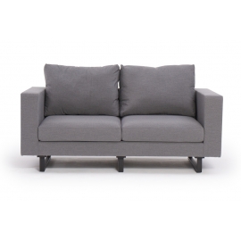 Gartensofa  Somerset 2 sitzer grau