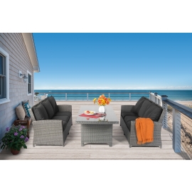 Gartentisch Peppels Lounge Dining grau