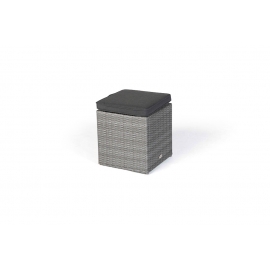 Gartentisch Peppels Lounge Dining Hocker grau