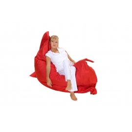 Sitzsack Sitzkissen Loungepillow rot