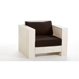 Holz Sessel Cora Lounge Gartenmöbel