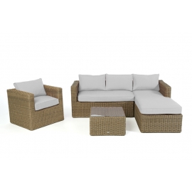 jurassic gartenmöbel rattanmöbel natural stoffbezug grau