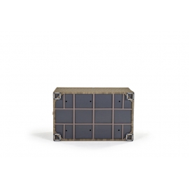 Kissenbox robust Texas natural round von unten