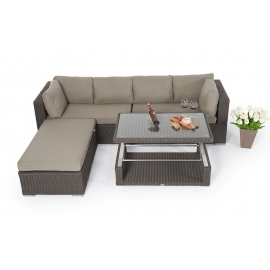 Lexa grosse Outdoor Lounge Loungetisch oben