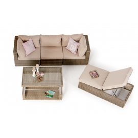 Liam Rattan Lounge  für die Gartenterrasse