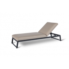 Liegestuhl Benz Sunbrella Stoff sandbraun