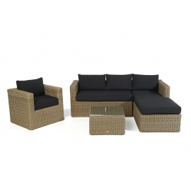 Lounge Jurassic natural Polsterbezug schwarz
