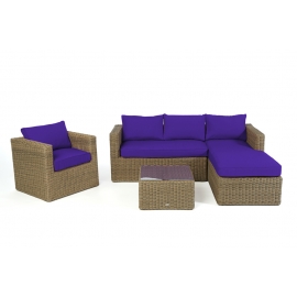 Lounge Jurassic natural Polsterbezug violett