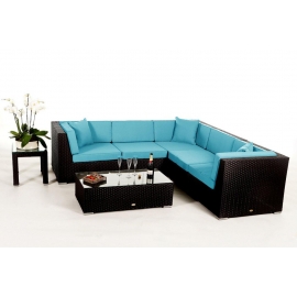 Lounge Möbel day Polsterbezug aqua