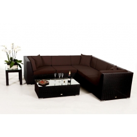 Lounge Möbel day Polsterbezug braun