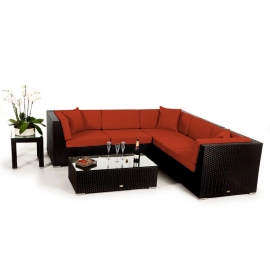 Lounge Möbel day Polsterbezug orange