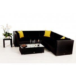 Lounge Möbel day Polsterbezug schwarz
