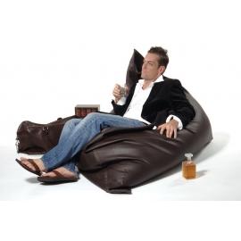 Loungepillow Loungesack Leder