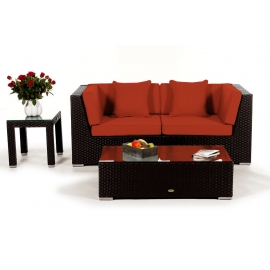 Lounge Orient Überzugset orange