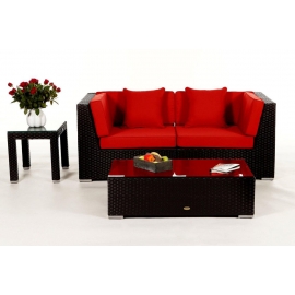 Lounge Orient Überzugset rot