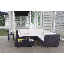 Rattanmöbel Day Polsterbezug beige