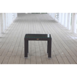 Möbel Gartenmöbel Rattan beistell Tisch Master braun