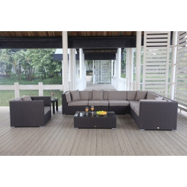 Möbel Gartenmöbel Rattanmöbel Master Lounge braun