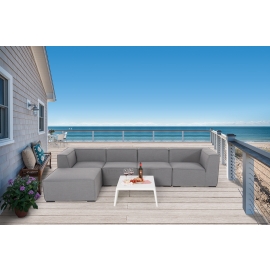 Outdoor Lounge Salena grau Sunbrella fabric