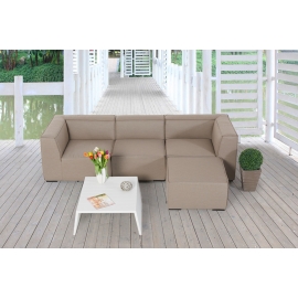 Outdoor Lounge Sunbrella fabric Sunday sandbraun