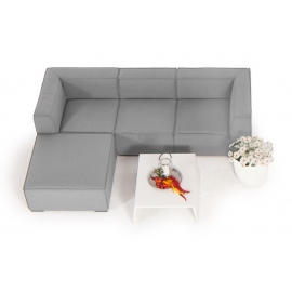 Outdoor Loungemoebel Set Mayflower grau