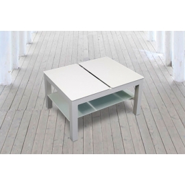 Outdoor Loungetisch weiss unten