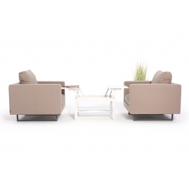 Pharao Loungesessel mit Klapptisch