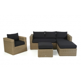 Polstergruppe Wohnzimmer Sofa Jurassic natural Coutschtisch mit Sitzpolster