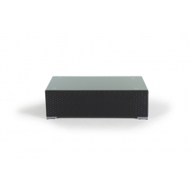 Rattan Lounge Blackfly, Bank mit Glasplatte