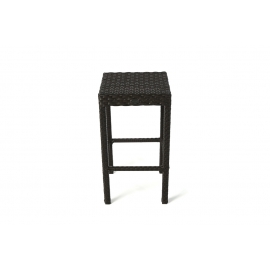 Rattan Bar schwarz Robinson Barhocker