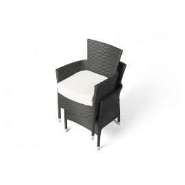 Rattan Esstisch Flora Stuhl stapelbar