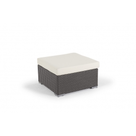 Rattan Fusshocker Rattanmöbel Karibik braun