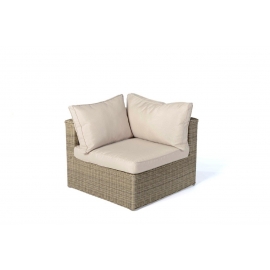 Rattan Gartenmöbel Potter Lounge natural round Eckteil