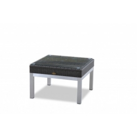 Rattan Lounge Ela Deluxe Lounge Tisch graubraun