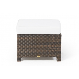 Rattan Lounge Madison Deluxe braun Hocker