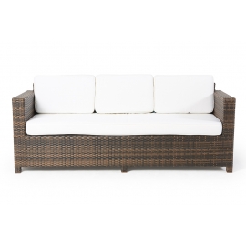 Rattan Lounge Madison Deluxe braun Sofa