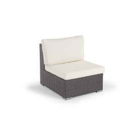 Rattan Sessel Blackfly - Polster beige