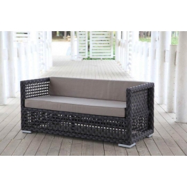 Rattan Sofa Western Rattanmöbel dunkelbraun